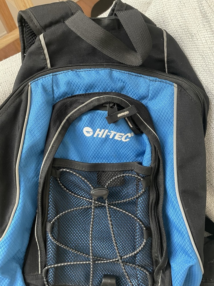 Hi-Tec Hydration Hiking Backpack – Blue & Black (No Bladder) -Preowned