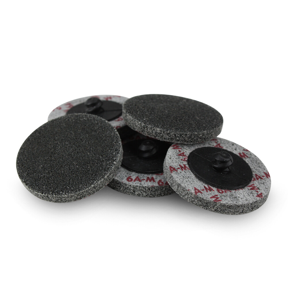 10 Pack - 2" Inch Unitized Quick Change Discs 6AM A/O Medium Deburr Type R Roloc