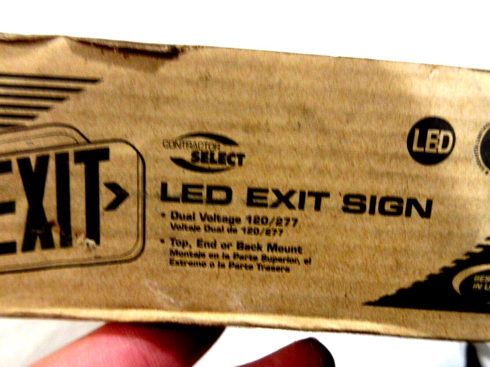 Lithonia LED Exit Sign EXR LED ELM6 NIB