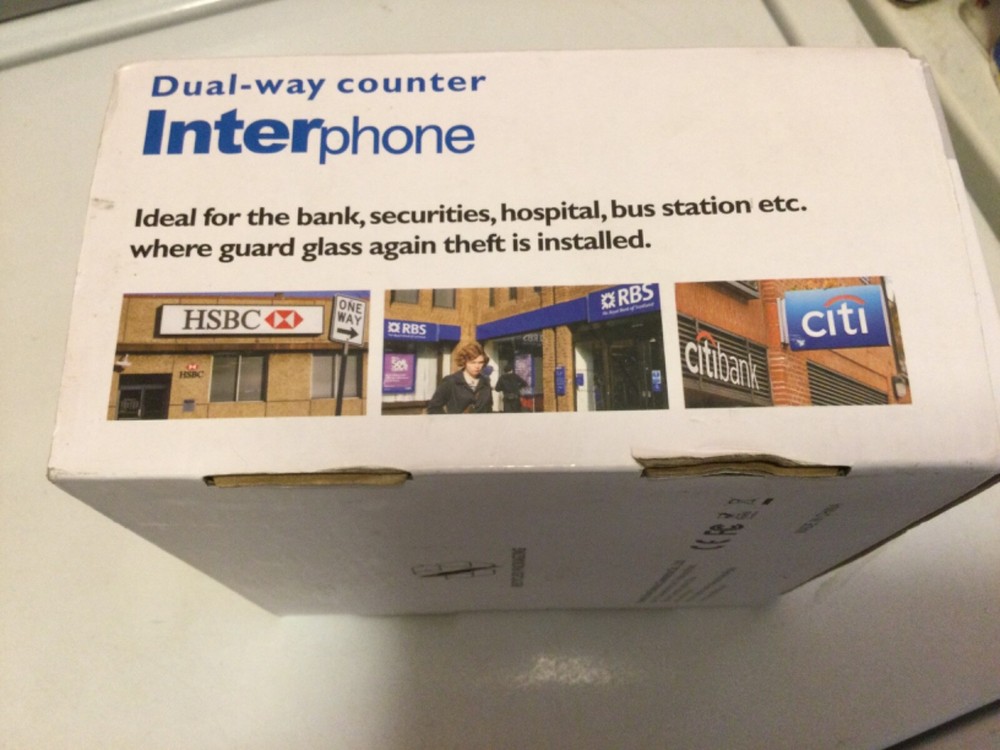 Restaurant, Store Window Speaker System Window Microphone w/Speaker Intercom