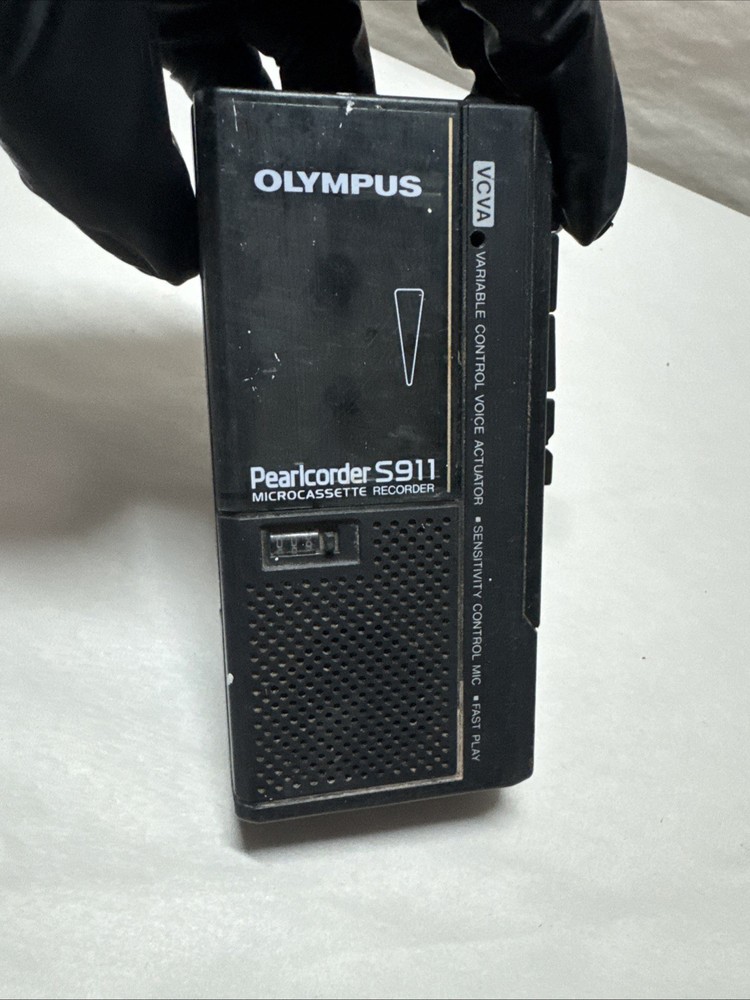 Olympus Microcassette Recorder Pearlcorder S911 Not Tested