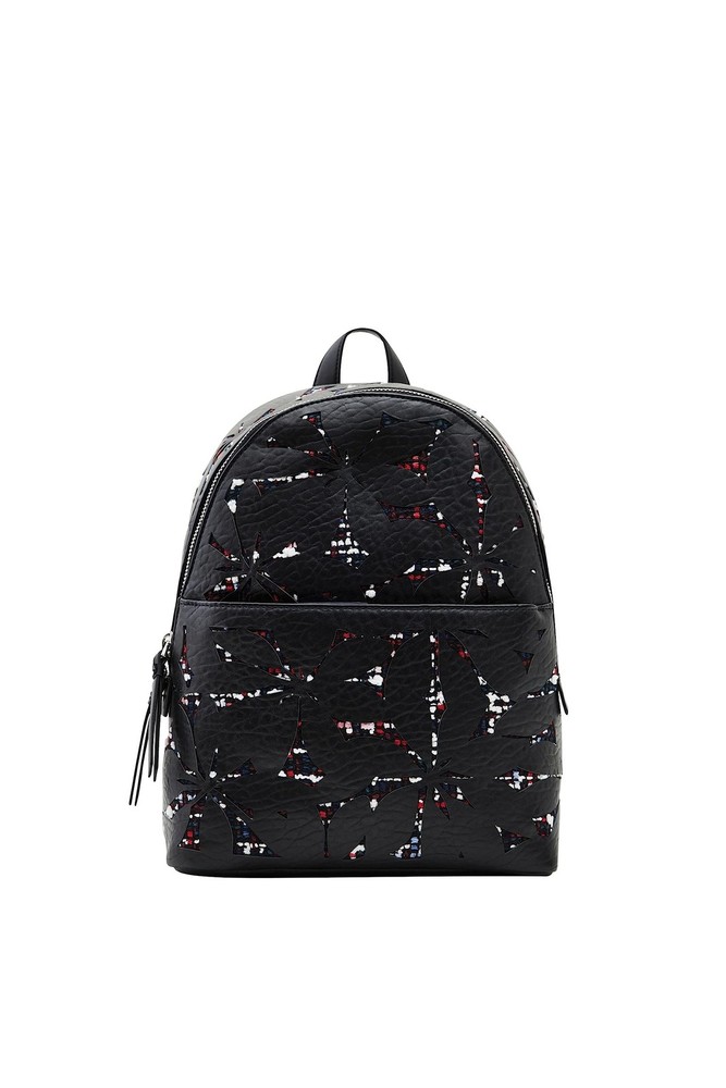 Desigual Small Die-Cut Flower Backpack