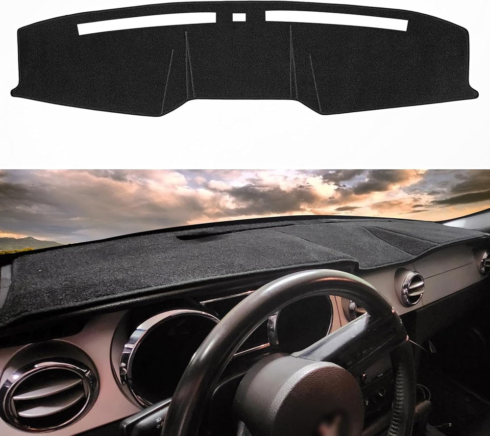 Dashboard Mats Dash Covers Pad Compatible with Ford Mustang 2005 2006 2007 2008