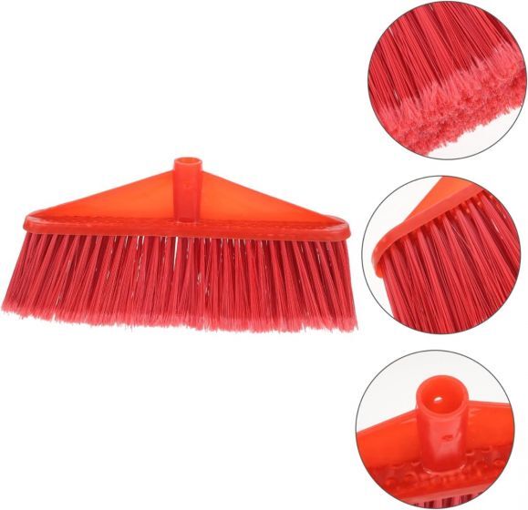 Durable Plastic Broom Head for Kitchen Cleaning - Lightweight & Efficient Tool