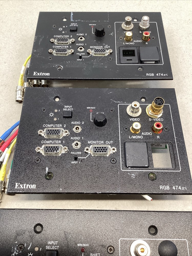 Extron Rgb 474xi Two Input Architectural Interface Lot Of 3 bl0634