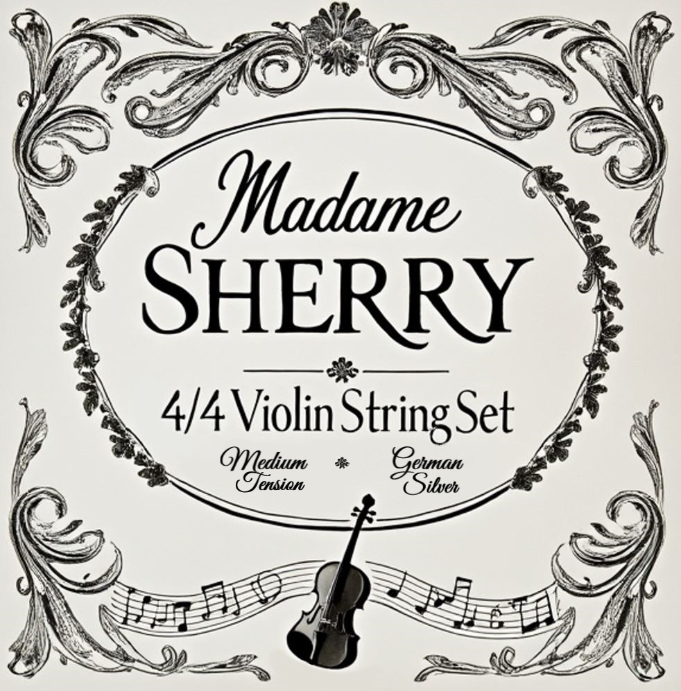 Violin Strings Set 4/4 3/4 Premium Strings Alloy Core Expressive Tone USA