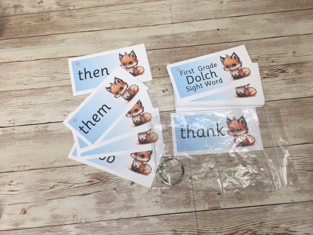 DIY PRINTED / UNCUT Literacy Learning Resource Dolch First Grade Sight Word