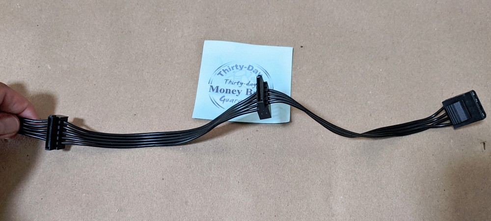 NEW PowerSpec® Modular 2x SATA 1x Molex Cable Set for PS650GSM / PS650BSM PC PSU