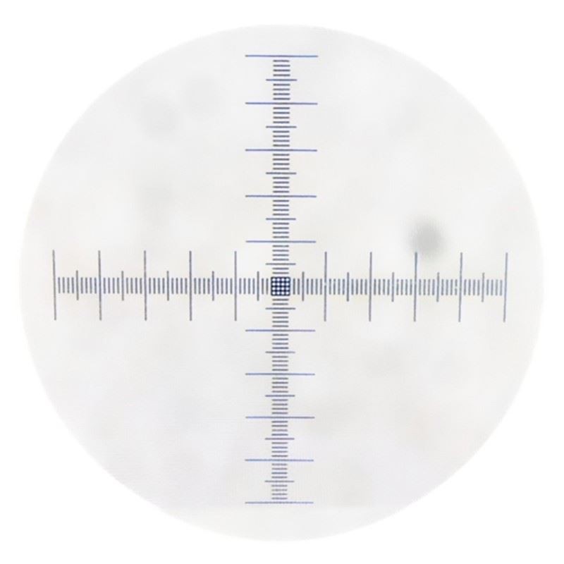 Reticle Calibrating Slide Ruler 0.01mm Microscope Slides Calibration Slide