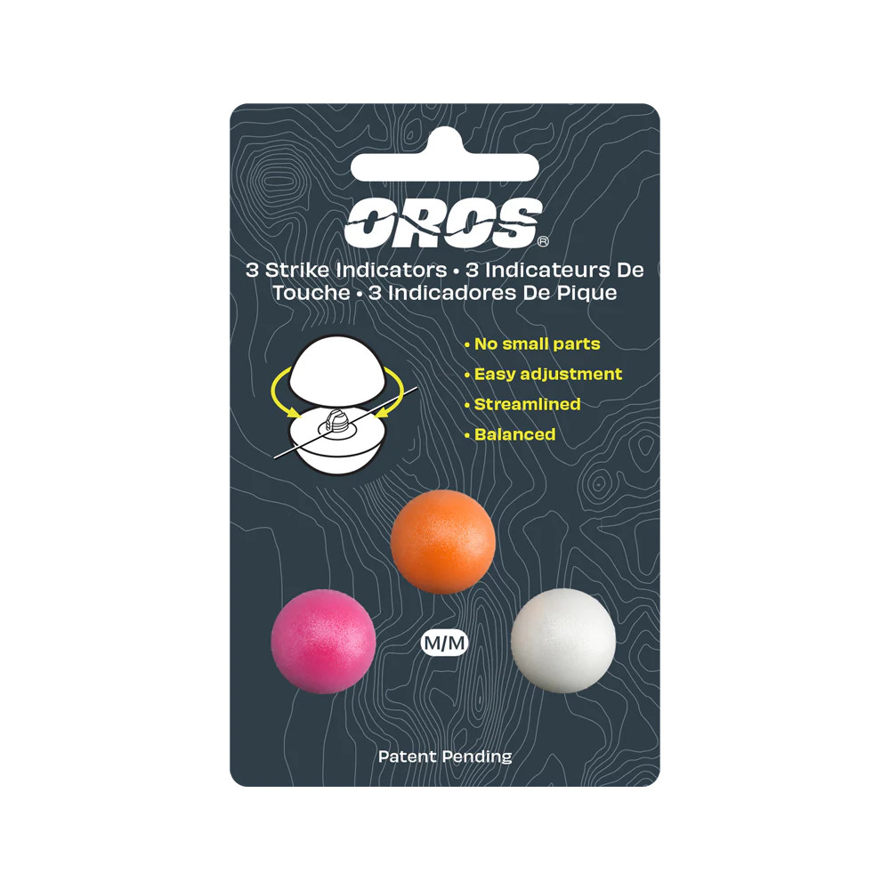 3-Pack Oros Multi-color Strike Indicators: Medium