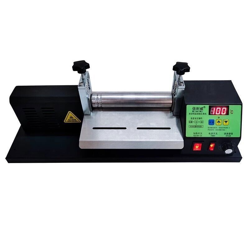 Electric heating edge banding machine, leather fold strip drawing press machine