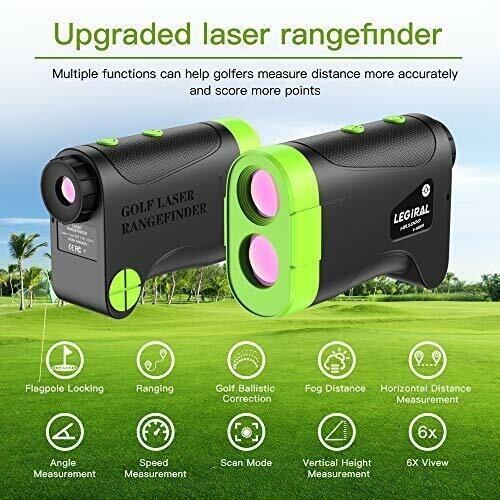 Golf Rangefinder, 1100 Yards Range Laser Rangefinder with Slope, Speed,...