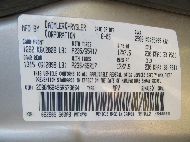 Info-GPS-TV Screen CD And DVD Automatic Changer Fits 04-08 PACIFICA 190535