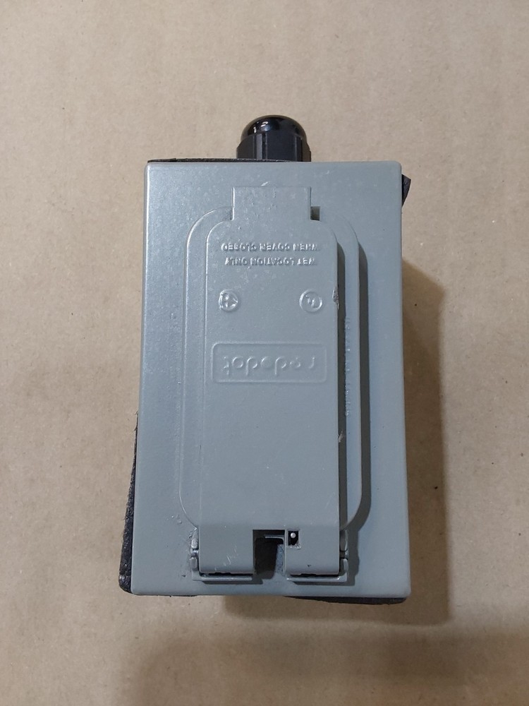 Red Dot Duplex Outlet Box Assy NOS