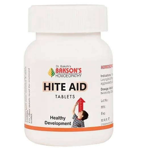 Bakson's Homeopathy Hite Aid Tablets-75 Tablets