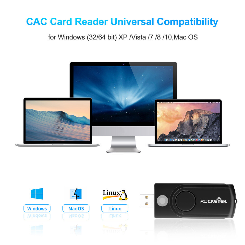 7-in-1 Smart USB 2.0 Micro TF SD SIM ID Memory Card Reader Adapter for Laptop PC
