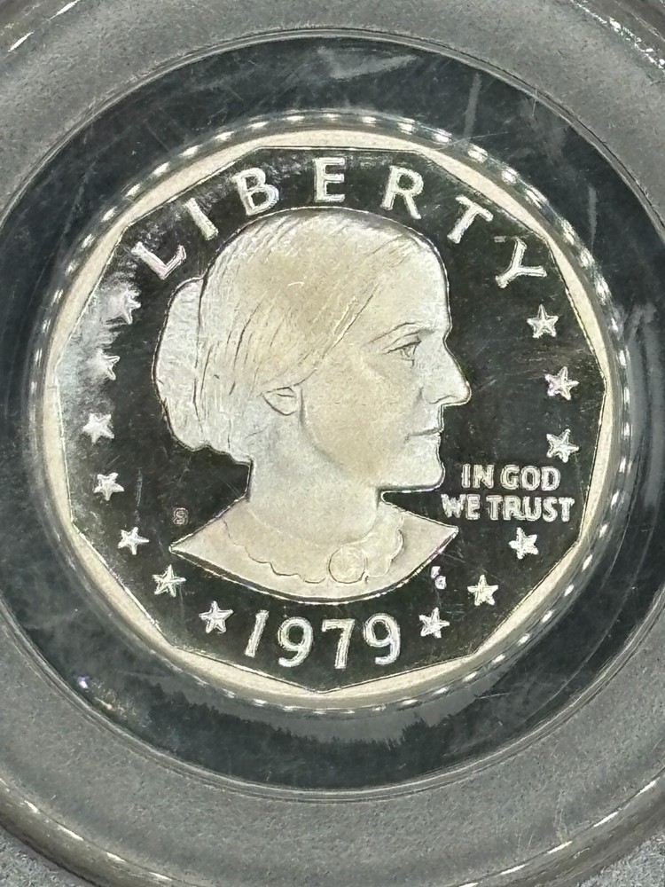 Susan B Anthony Dollars Complete w/Proof Issues Dansco #8180 & 1979S 1981S Var 2