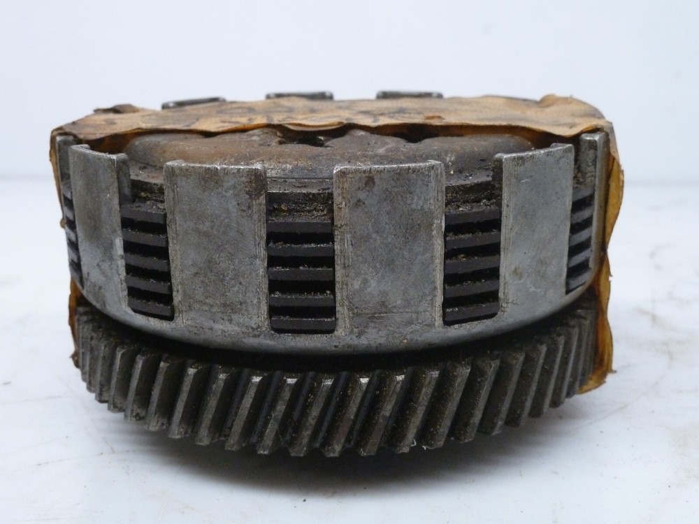 Suzuki TS100 clutch basket.