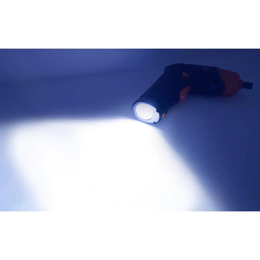 4-Volt Max Lithium Ion Rechargeable Cordless Electric Screwdriver and Flashlight