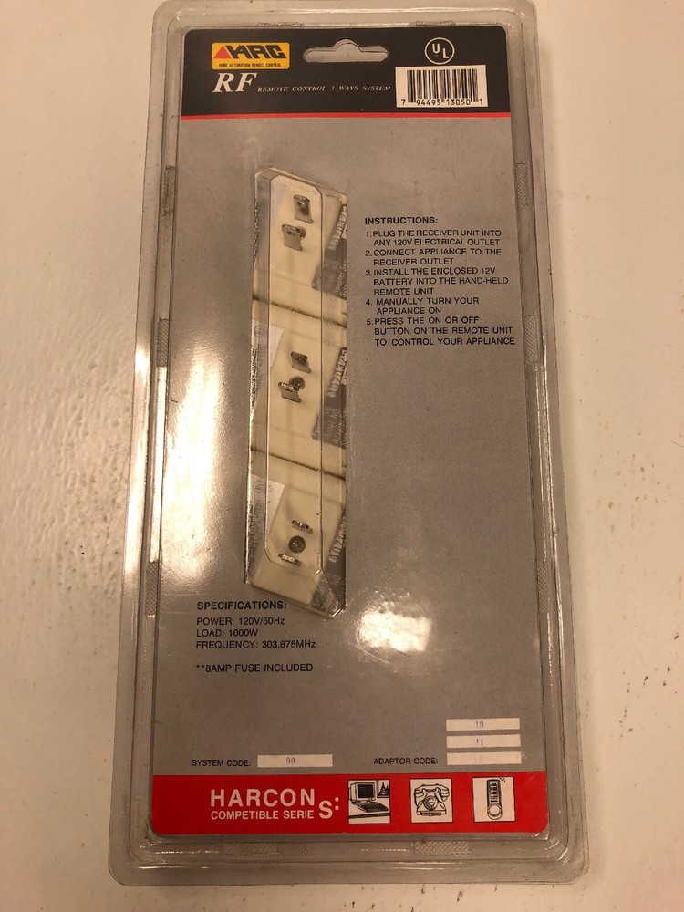 HARG RF Wireless Remote Control 3 Ways System Home Automation System APT-1305