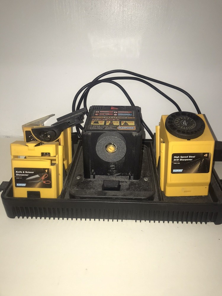 Home Sharpening Kit - Powered - Plasplugs Model DSF425US - Restore dull tools