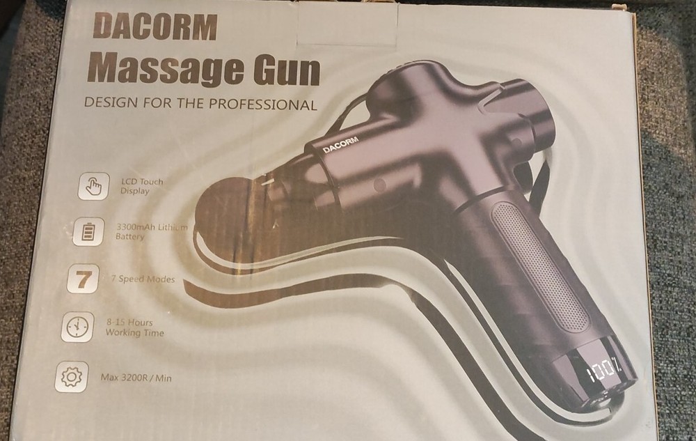 DACORM Massage Gun Design For The Professional, Gray