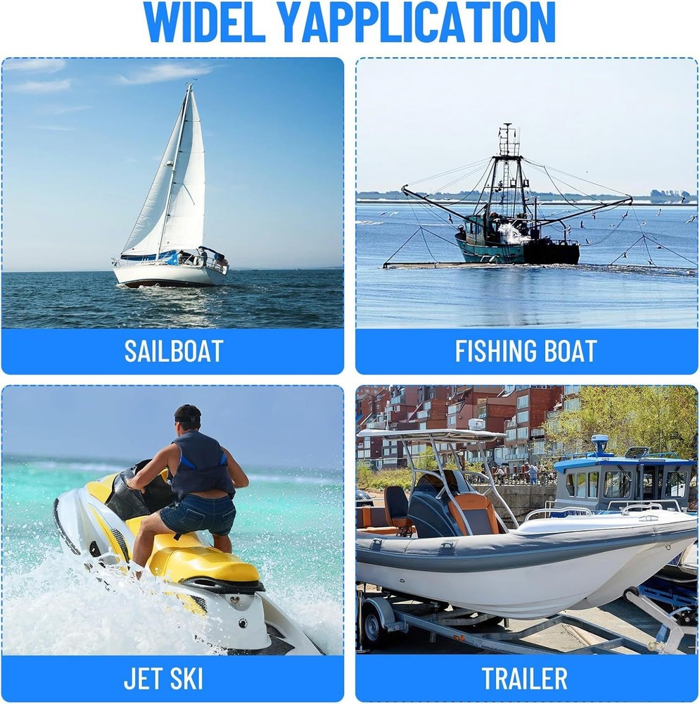 Boat Trailer Winch Stand with Roller Adjustable Height Boat Winch Mount Silver