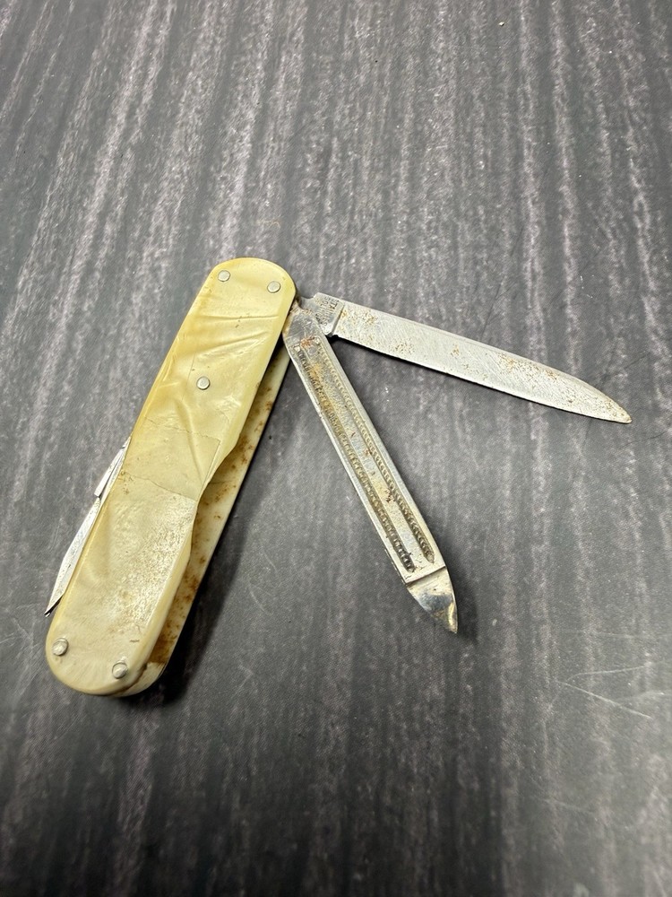 Vintage Bristol Germany Pocket Knife Multi Tool Folding Knife