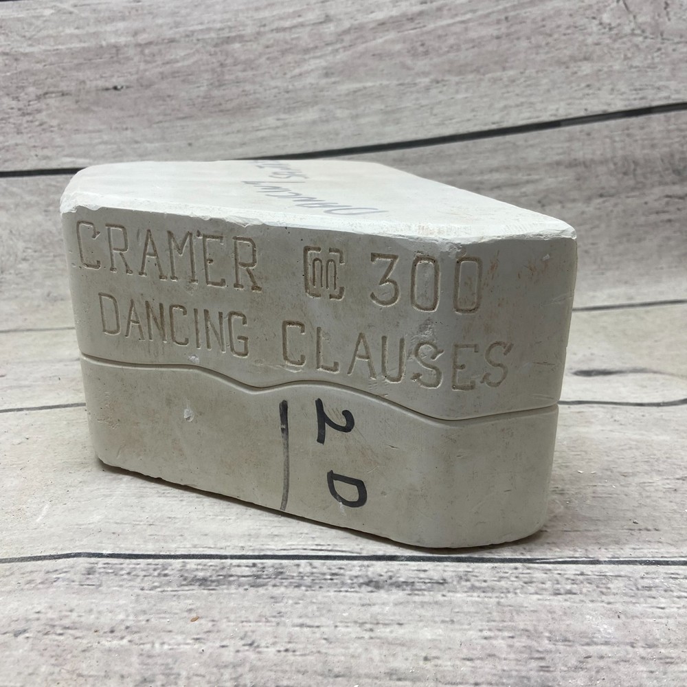 Cramer Ceramic Casting Mold Dancing Clauses Christmas Santa #300