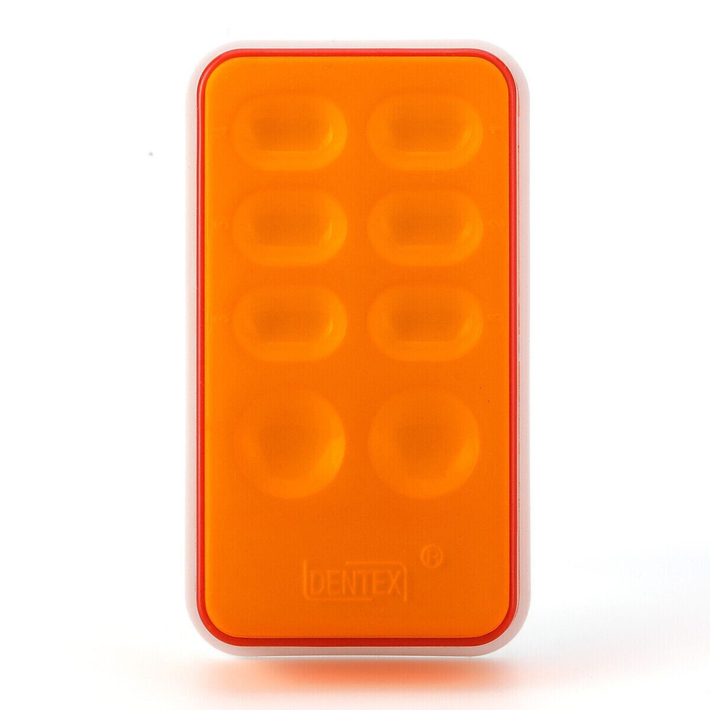 Dental Plastic Patch Shading Light Organizer Molar Case Teeth 8 Holes Denture