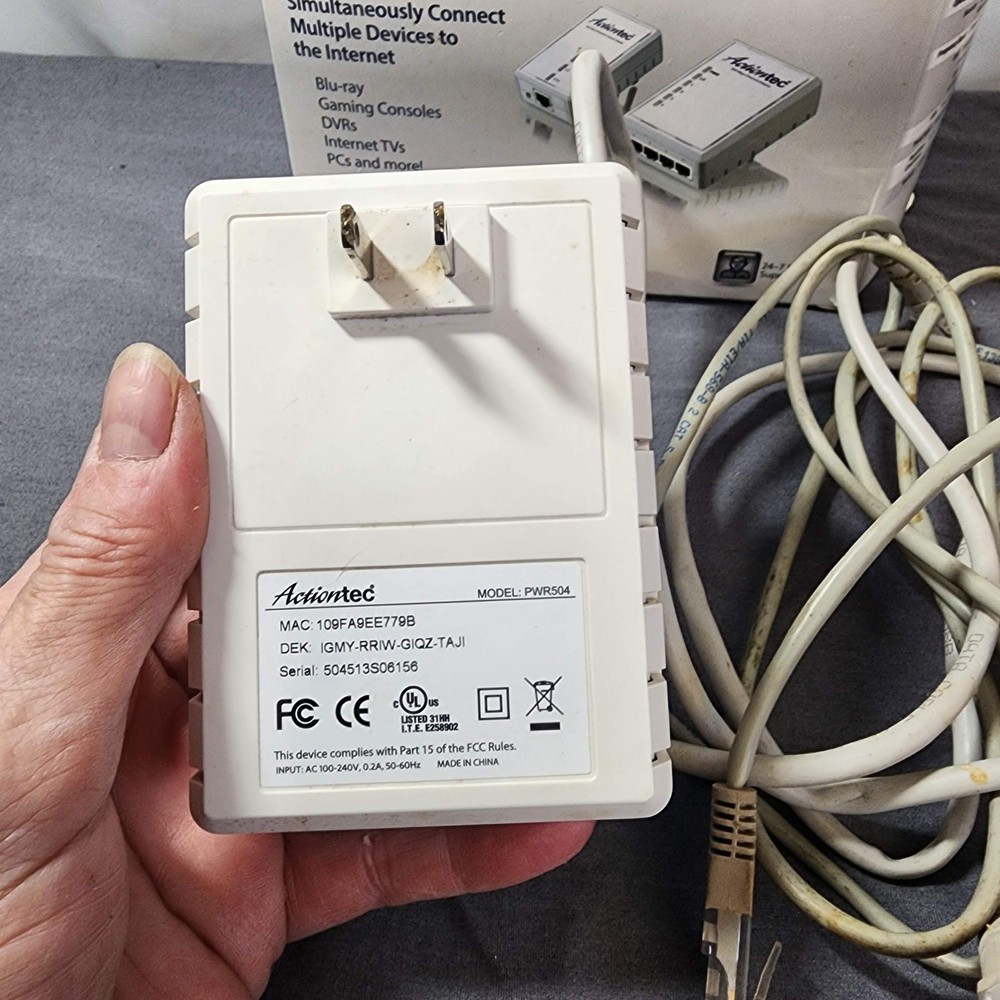ACTIONTEC 500 Mbps 4-Port Hub ONLY