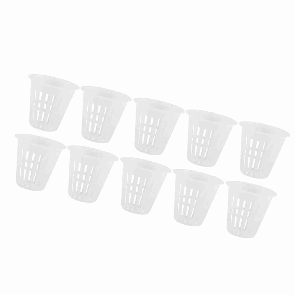 10pcs/Set Durable Safe Plastic Hydroponic Basket Cup For Garden Balcony