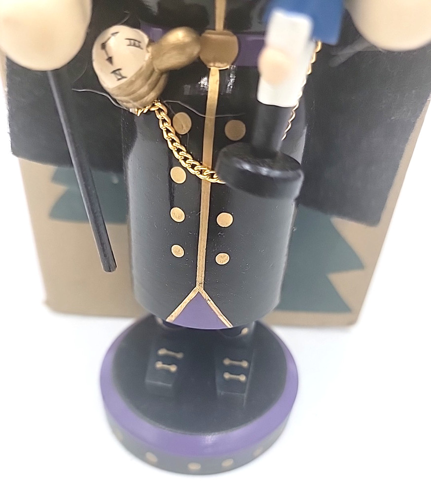 1998 Nutcracker Village Herr Drosselmeyer Nutcracker with Box