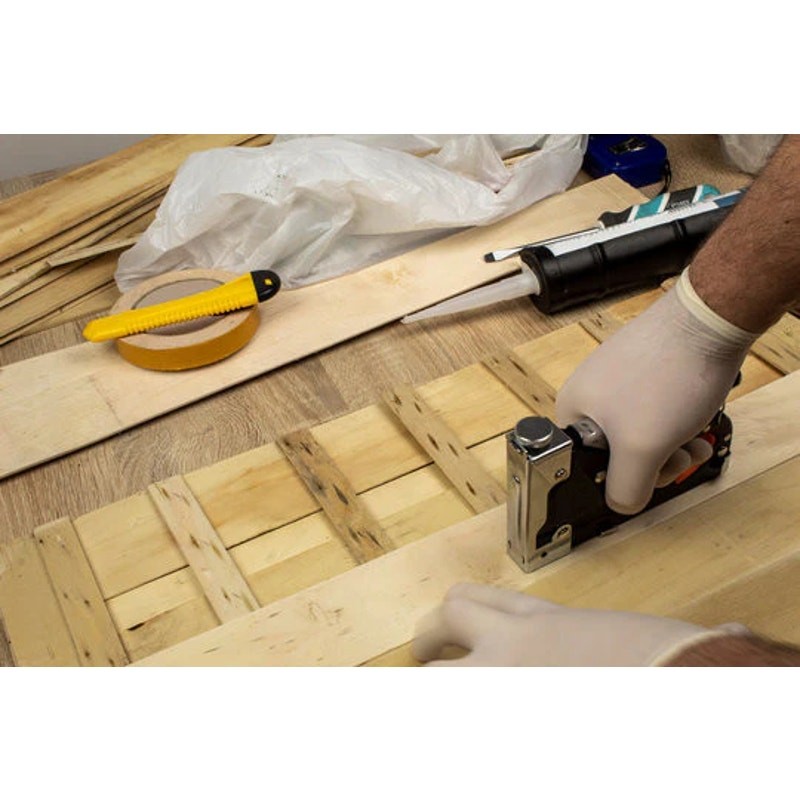 3 Way Tacker Staple Gun Kit Stapler Includes U-Shaped, Standard & Brad Nails