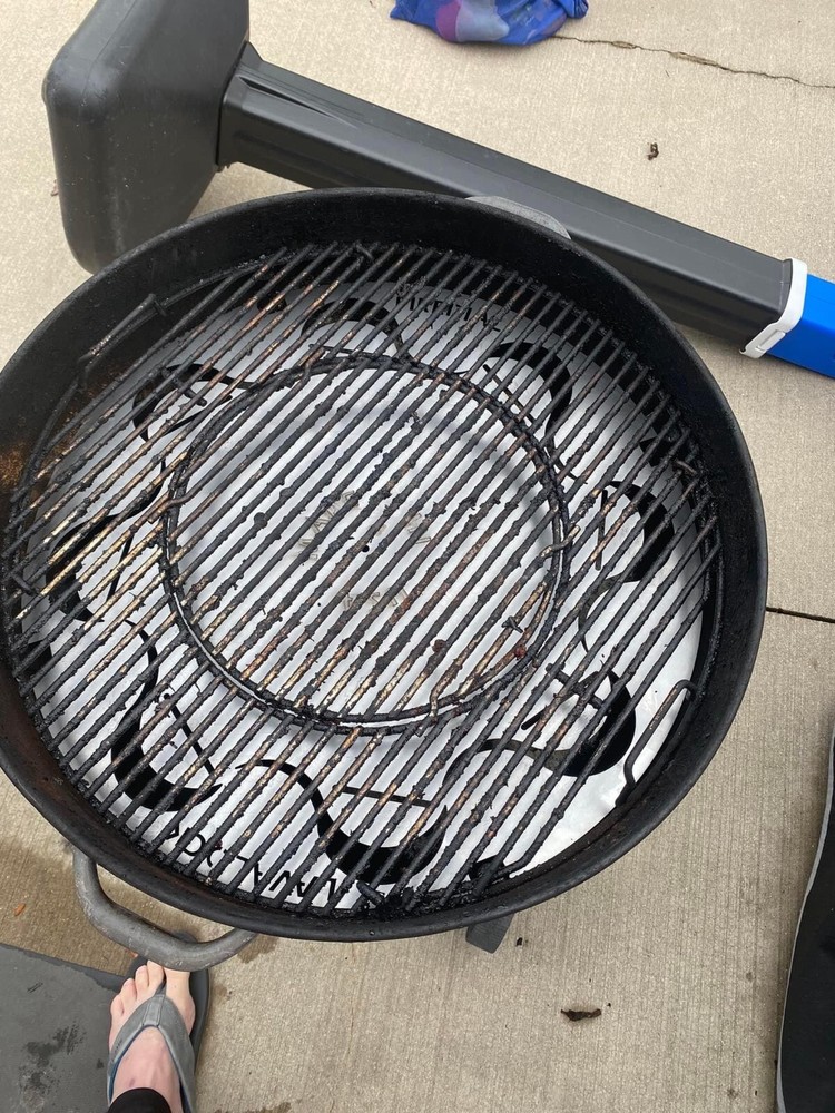 LavaLock FireDial Baffle Plate for 22 inch Weber Kettle