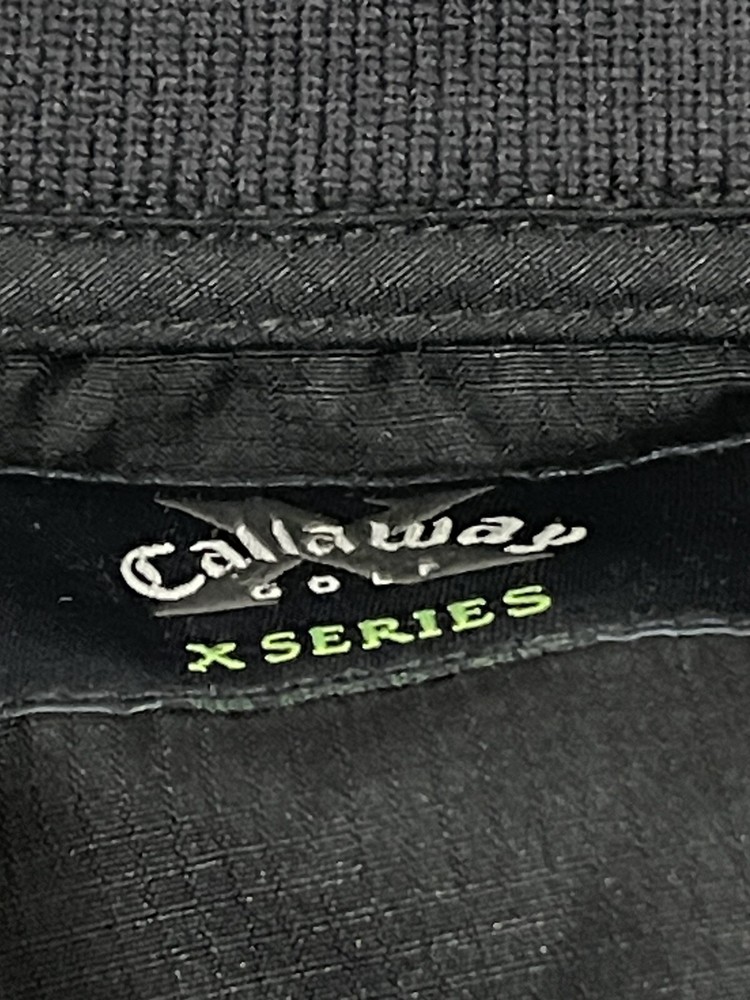Callaway Golf Pullover Windbreaker Black Mens Size Small X Series