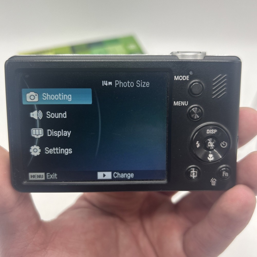 Samsung Digital Camera PL211 Blue Tested - Boxed With Memory Card