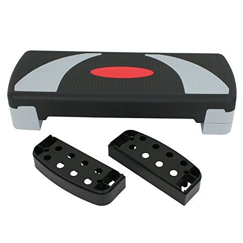 31’’ Aerobic Step Platform, Adjustable Exercise Workout Stepper with Stable Rise