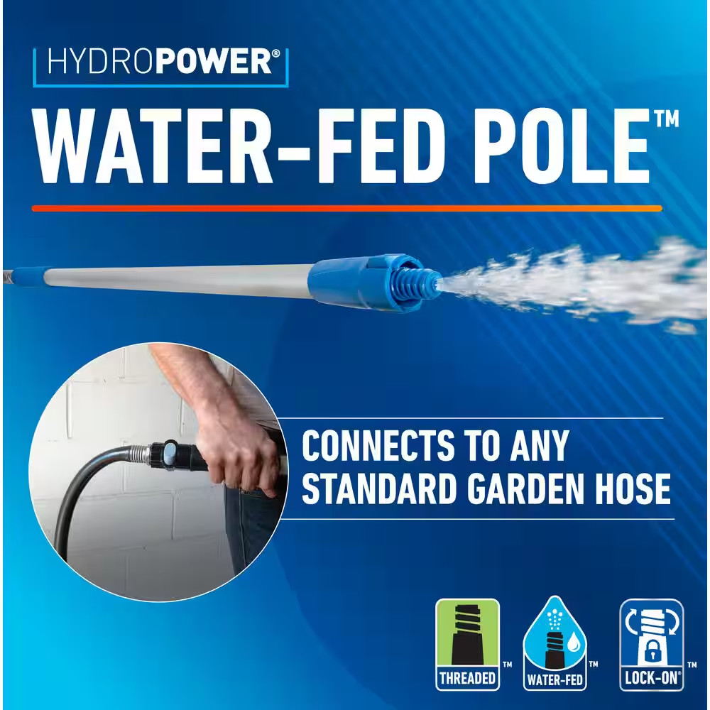 Lock-On 48 In. Aluminum Water Flow Pole (2-Pack)