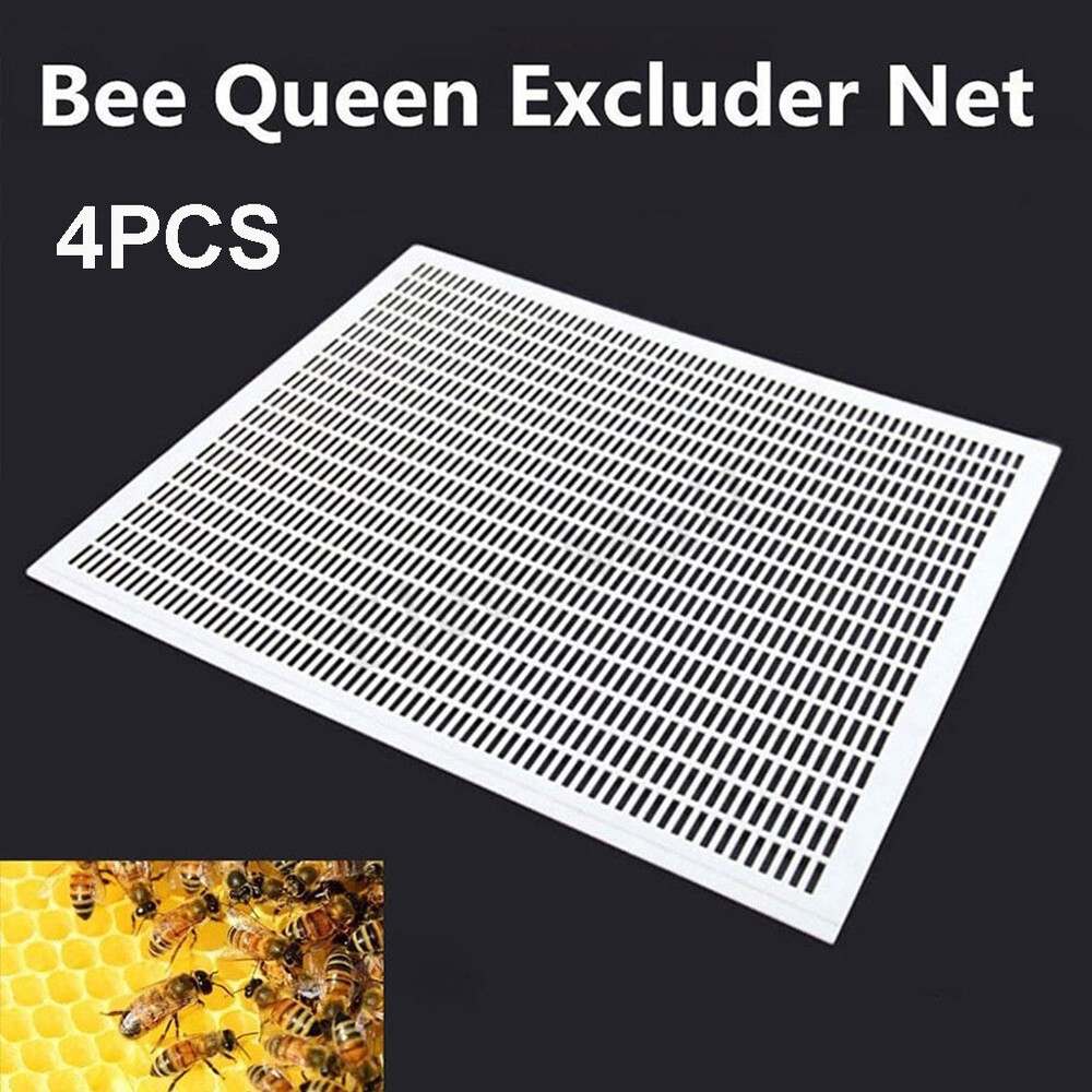 4x Frame Beekeeping Queen Bee Excluder Trapping Grid Net plastic Equipment Tool#