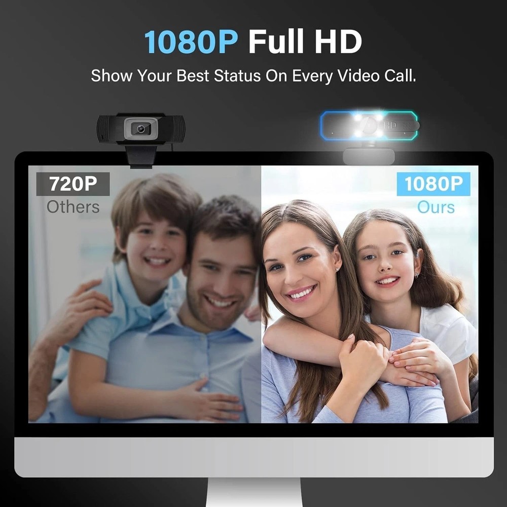 Streaming Camera with Microphone & RGB Light