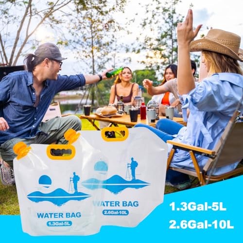 Collapsible Emergency Water Container Bag,WaterStorageCube,Flat 332.8 Ounces 2