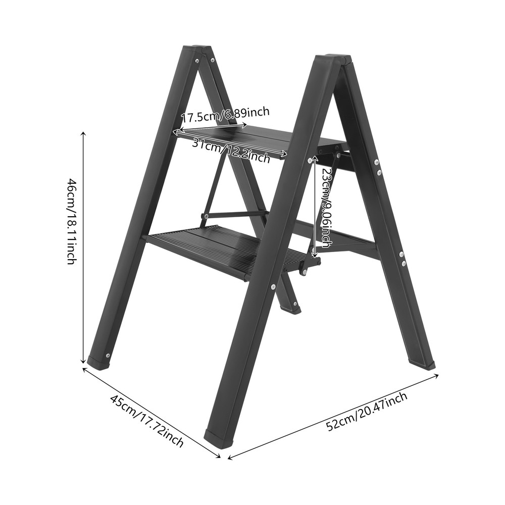 For Office Home Kitchen Folding Step Stool Portable Folding Step Stool Multi-Use