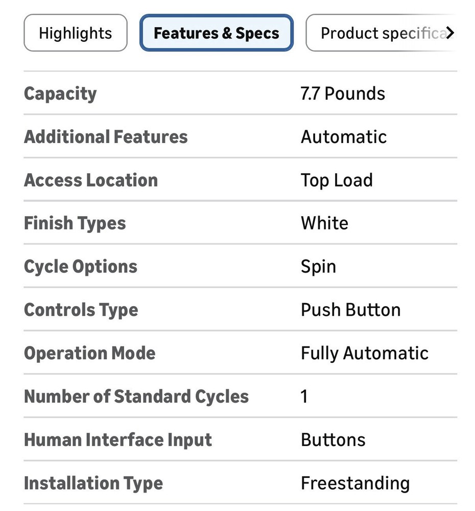 Compact Washing Machine – Fully Automatic Mini Washer Small Loads & Pet Items