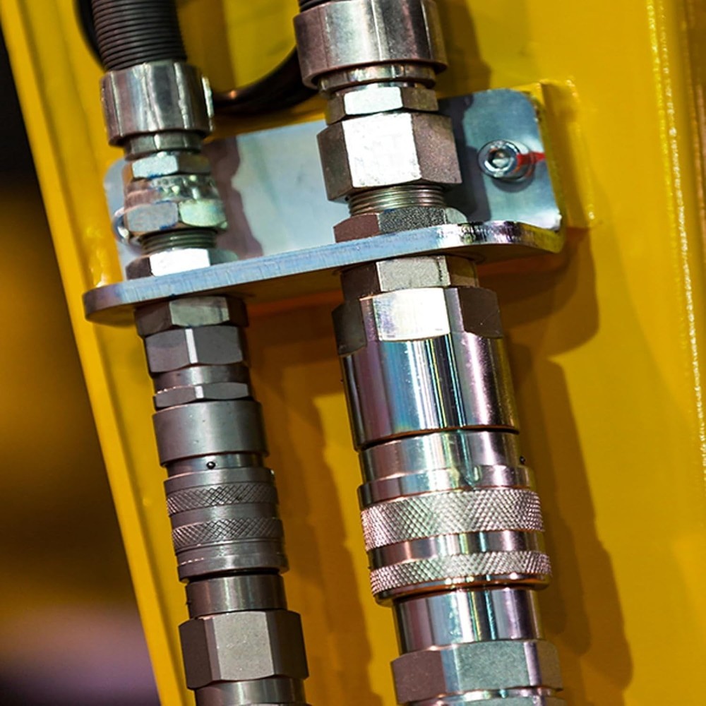 Quick Connect Flat Face Coupling for Skid Loader and Industrial Hydraulic Lines