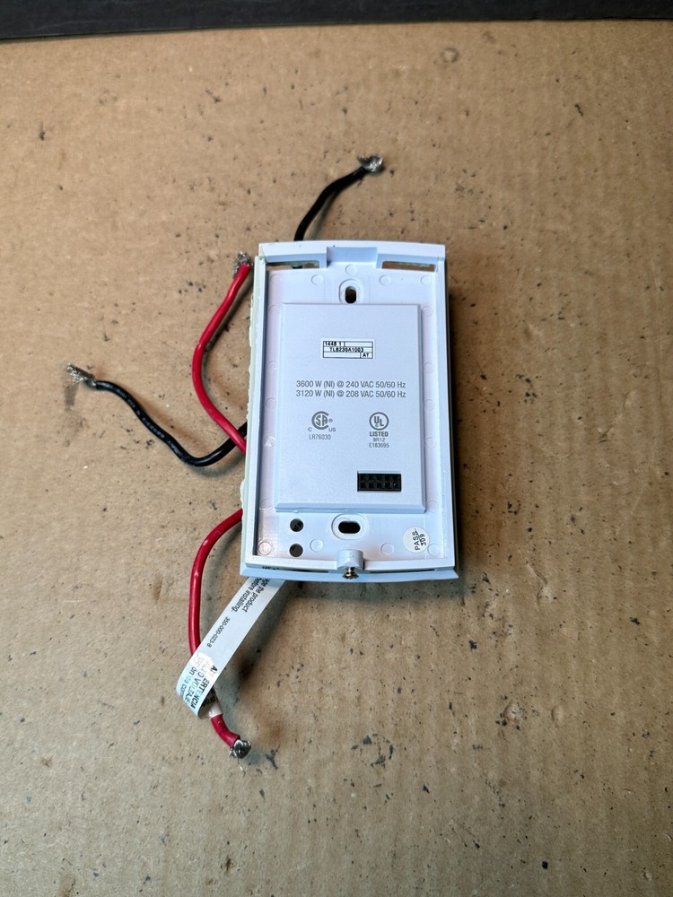 Honeywell Line Voltage (baseboard) 7 Day Programmable Thermostat Backplate!!!