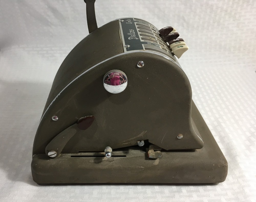 VINTAGE PAYMASTER SYSTEM / SERIES 600 / 7 COLUMN CHECK WRITER / STAMPER MACHINE