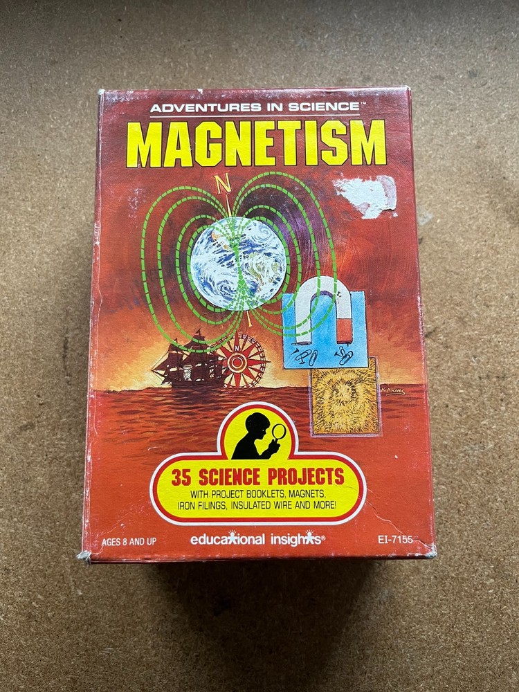 MAGNETISM 35 SCIENCE PROJECTS SET - FREE UK POSTAGE!!