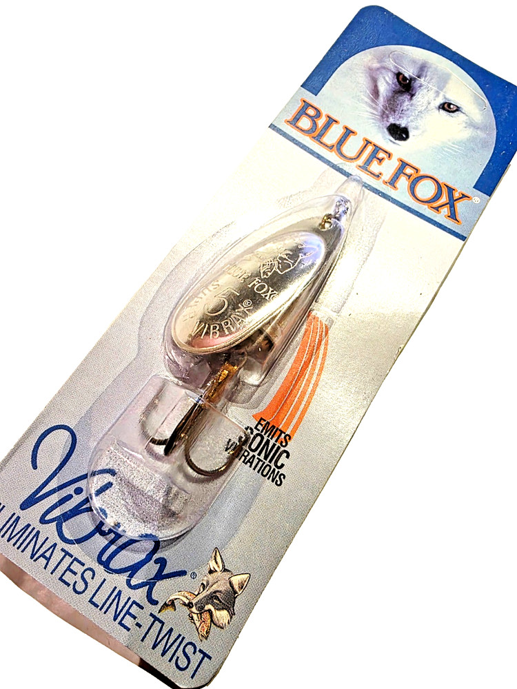 Vintage Blue Fox Super Vibrax 7/16 oz. Silver Spinner