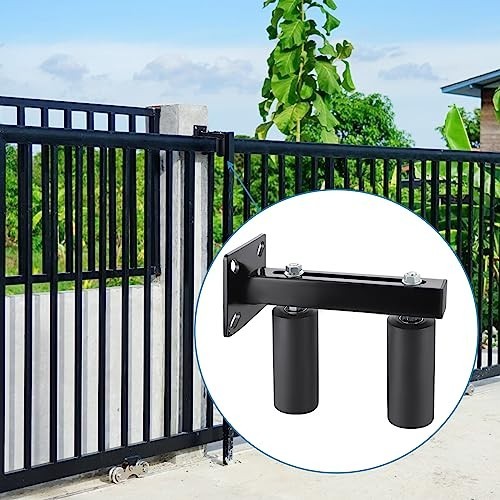 Adjustable 6" Nylon Slide Gate Guide Roller - Durable Support Assembly for Stabi
